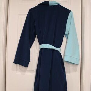 LL Bean color block robe